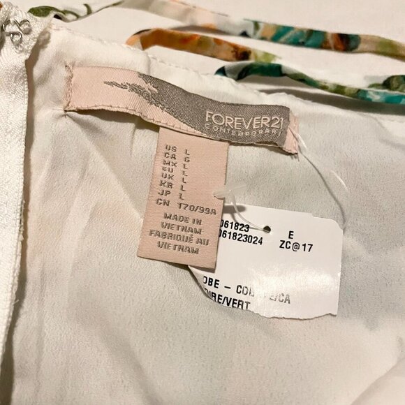 Forever 21 Contemporary Floral Dress Womens Size Large - Picture 3 of 16